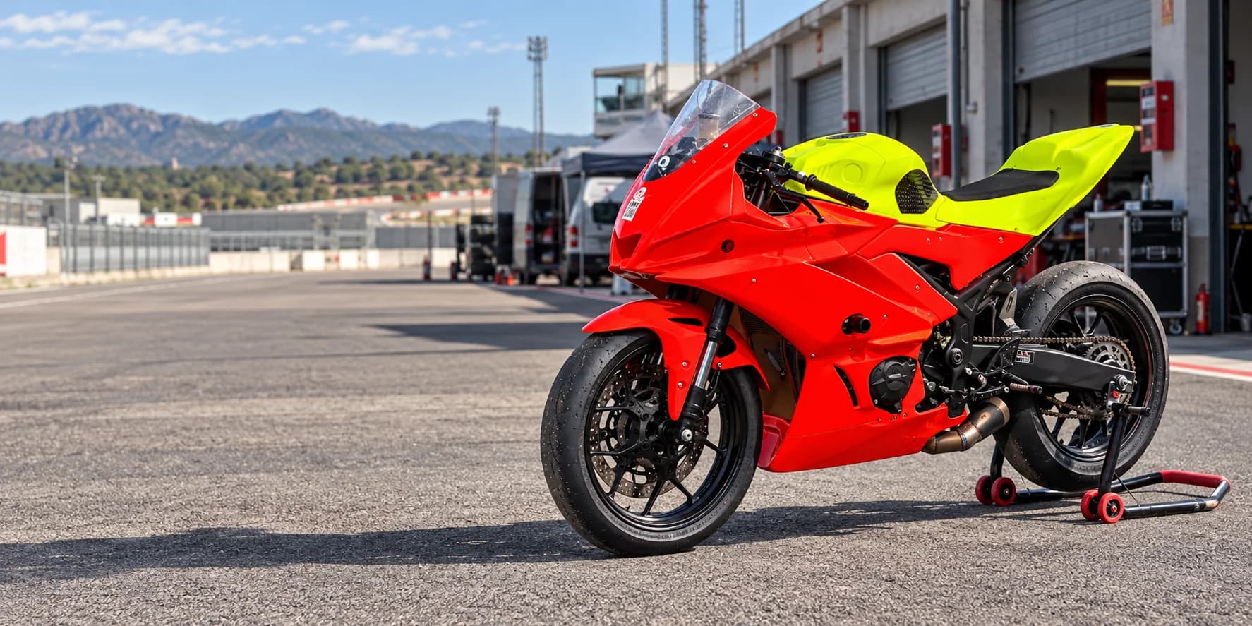 Yamaha YZF-R3 EAS przygotowana do jazdy na torze